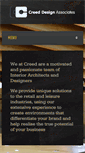 Mobile Screenshot of creeddesign.co.uk